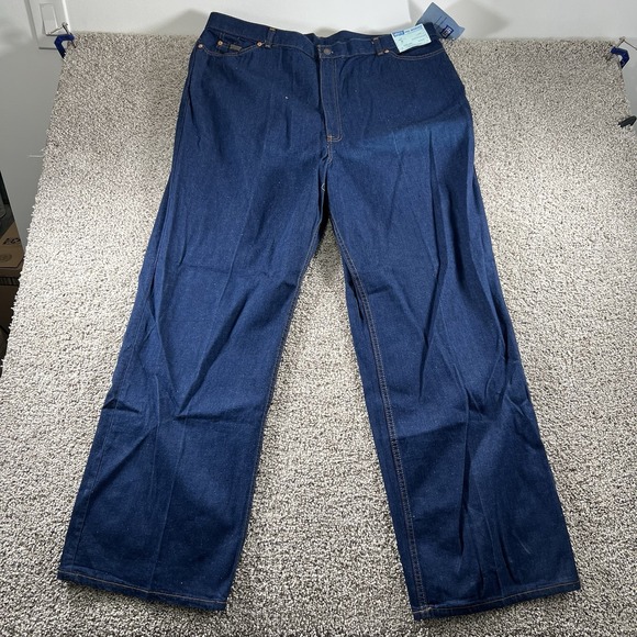 Vintage 70s Levi's Womenswear Jeans Womens 42 Boot Cut Orange Tab Pre Wash Denim